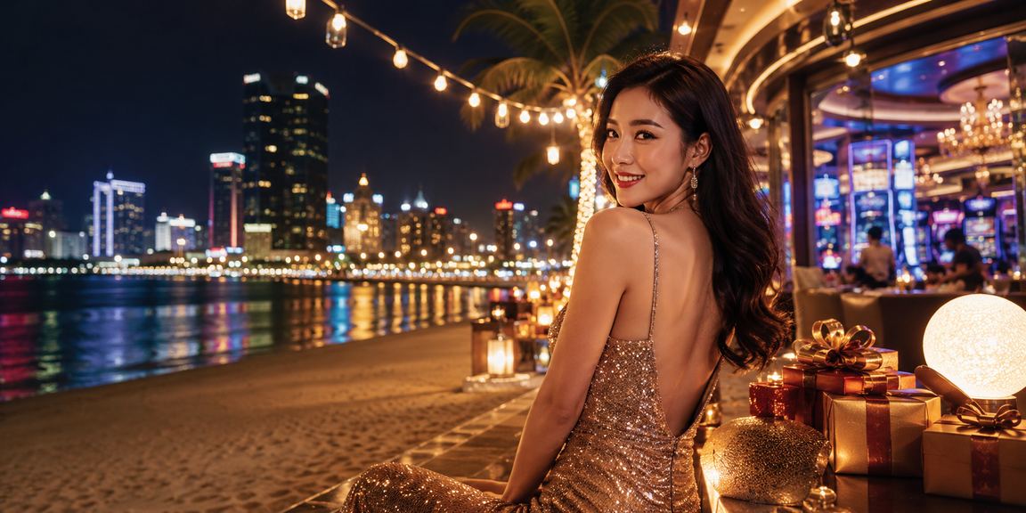 Không gian giải trí casino gần bãi biển Đà Nẵng Việt Nam